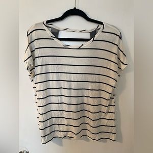 Tee with open back